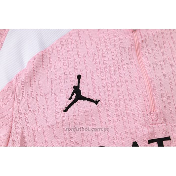 Chandal de Sudadera del Paris Saint-Germain Jordan Nino 2024-2025 Rosa